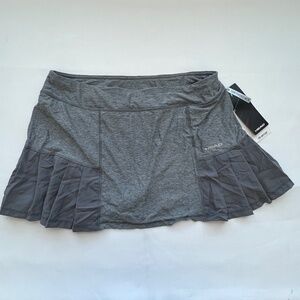Head Slim‎ Fit Dri-Motion Tennis Skort, Light Grey, Women’s Size X-Large, NWT